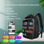 Colorful Promotion LED Backpack Dynamic LED Screen Display 3D Backpack Smart LED Backpack