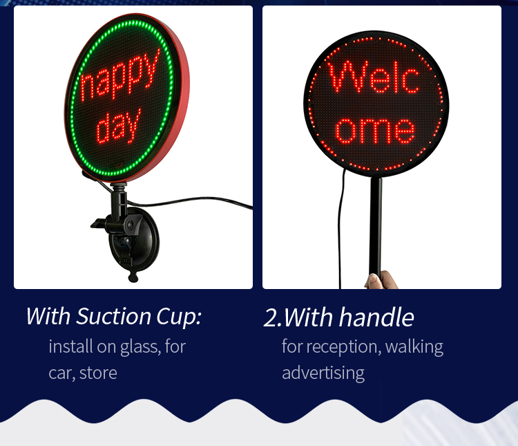 LED Display On Car Rear Window Full Color Light Mobile Phone APP Control DIY Expression Screen Panel Very Funny Light Show LED（images 2）