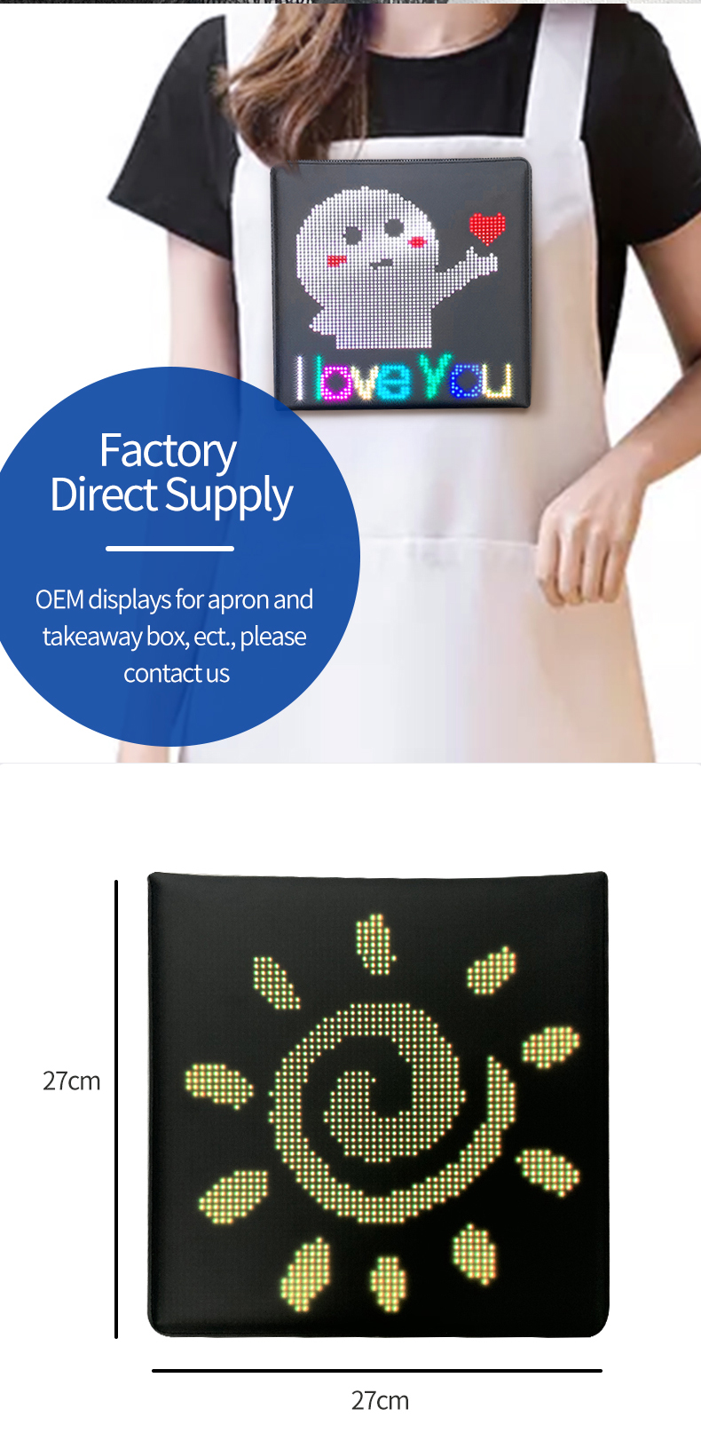 Light Go Bicycle Direction Indicator Remote Controller Blinker Backpack Turn Signal Arrows Logo LED Screen Advertising Vest（images 7）