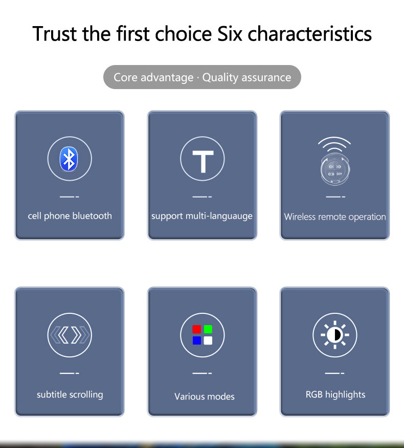 electronic bike light led display scrolling RGB message display screen smart app programmable led display for bicycle motor bike（images 2）
