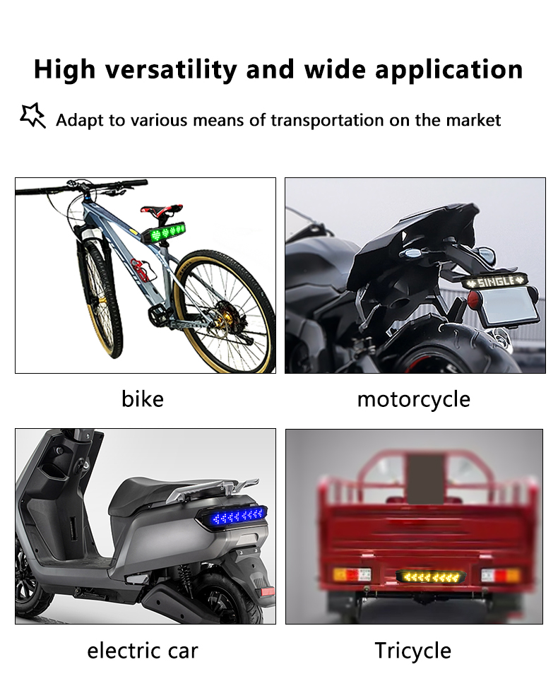 Smart remote control rainproof super bright turn signal warning rear light rechargeable led bicycle light bicycle accessories（images 7）