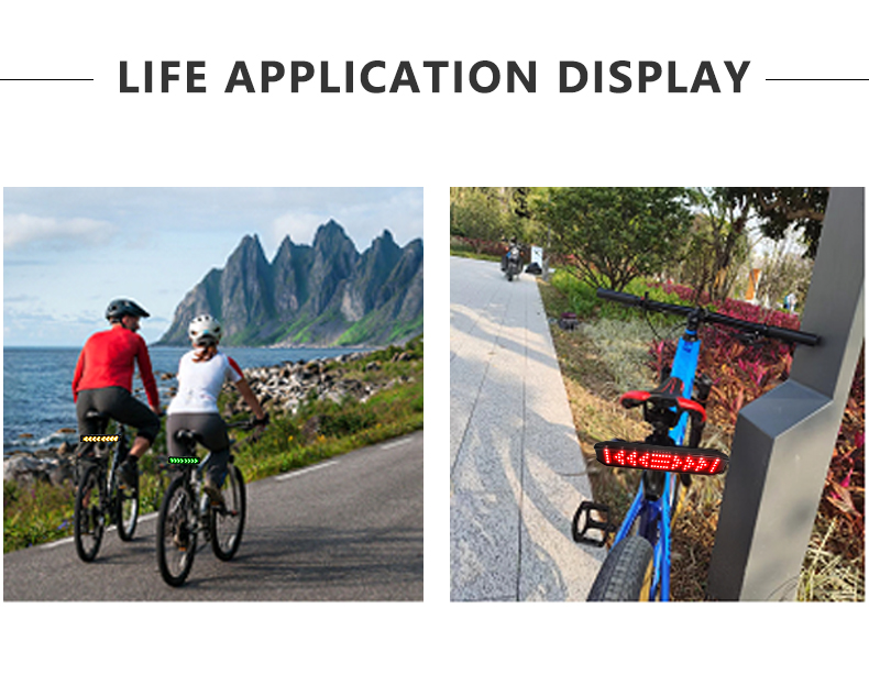 Smart remote control rainproof super bright turn signal warning rear light rechargeable led bicycle light bicycle accessories（images 9）