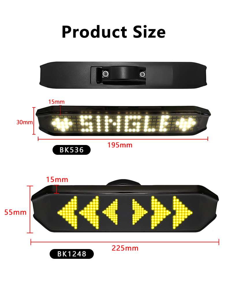 Smart remote control rainproof super bright turn signal warning rear light rechargeable led bicycle light bicycle accessories（images 10）