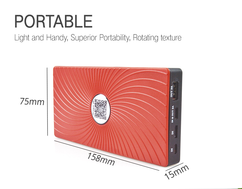 USB Rechargeable LED Power Bank Digital Messages Scrolling LED Screen Board On Powerbank Factory Sale Cheap LED Power Bank（images 5）