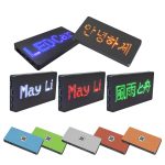 USB Rechargeable LED Power Bank Digital Messages Scrolling LED Screen Board On Powerbank Factory Sale Cheap LED Power Bank