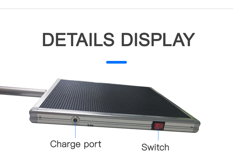 name display stand led Sign airport display name board airport hand hold pickup led display board rechargeable reception Signage（images 3）