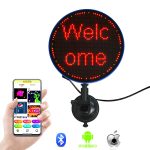 LED Display On Car Rear Window Full Color Light Mobile Phone APP Control DIY Expression Screen Panel Very Funny Light Show LED