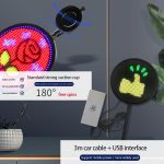 LED Display On Car Rear Window Full Color Light Mobile Phone APP Control DIY Expression Screen Panel Very Funny Light Show LED