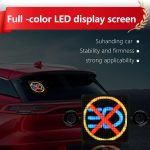Car Display LED Expression Display Rear Window Mobile Phone APP Control LED Car Sign DIY Interactive Screen Advertising Display