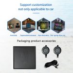 Car Display LED Expression Display Rear Window Mobile Phone APP Control LED Car Sign DIY Interactive Screen Advertising Display