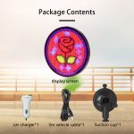 LED Display On Car Rear Window Full Color Light Mobile Phone APP Control DIY Expression Screen Panel Very Funny Light Show LED