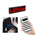 LED Name Badge USB Recharge Programming Digital Display LED Card Screen for Bar Hotel Party Supermarket School and Restaurant