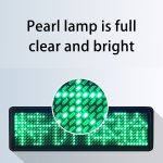 LED Name Badge USB Recharge Programming Digital Display LED Card Screen for Bar Hotel Party Supermarket School and Restaurant