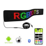 RGB Color Flexible LED Display Portable Scrolling Message Advertising Promotion screen Programmable LED Billboard