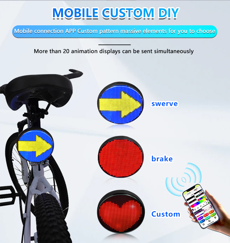 Bike Tail Light LED Rear Bike Light USB Rechargeable Smart Bicycle Taillight Waterproof LED Lamp Safety Light（images 3）