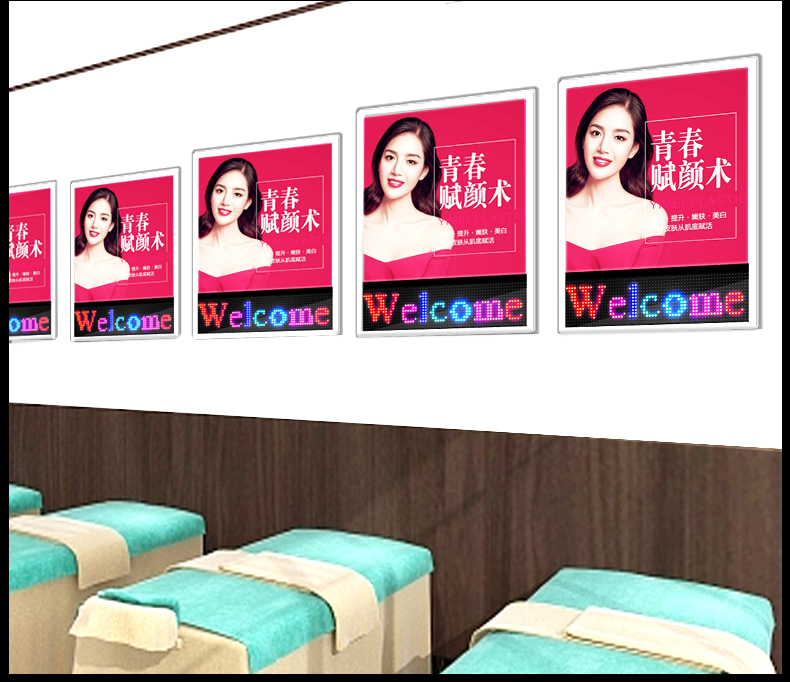 A1 A2 A3 A4 illuminated Poster Frame LED Sign Restaurant Menu Advertising Light Box Signboard Night Club Display Frame（images 9）