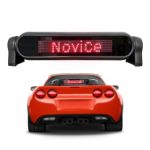 12V Remote Control Programmable LED Car Sign Scrolling Messages Numbers Display Mini Size Digital Display Screen For Advertising