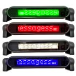 12V Remote Control Programmable LED Car Sign Scrolling Messages Numbers Display Mini Size Digital Display Screen For Advertising