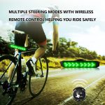 Smart remote control rainproof super bright turn signal warning rear light rechargeable led bicycle light bicycle accessories