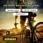 electronic bike light led display scrolling RGB message display screen smart app programmable led display for bicycle motor bike