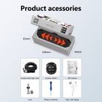 electronic bike light led display scrolling RGB message display screen smart app programmable led display for bicycle motor bike