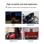 electronic bike light led display scrolling RGB message display screen smart app programmable led display for bicycle motor bike