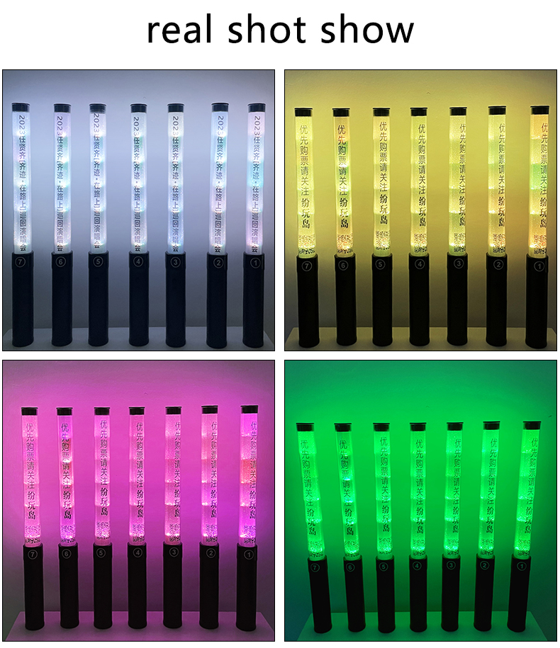 Party Supplies Led Glow Stick in the Dark Sticks Hot Sales Factory Price Custom Wholesale Multi-Color Flashing LED Light Sticks（images 10）