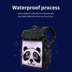 Unisex Casual Backpack With Full Color Display, Outdoor Sports LED Backpack, APP Programmable LED Backpack for Hiking Riding