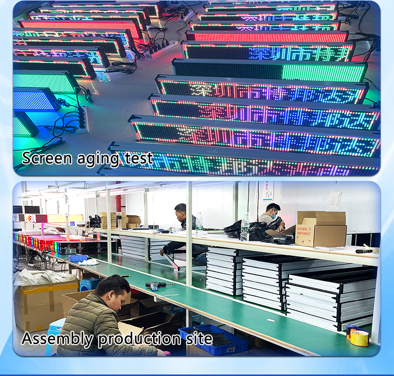 Outdoor LED Poster Shop Open Hours Advertising LED Sign Scrolling Message LED Board APP Programmable P10 Digital Display Screen（images 7）