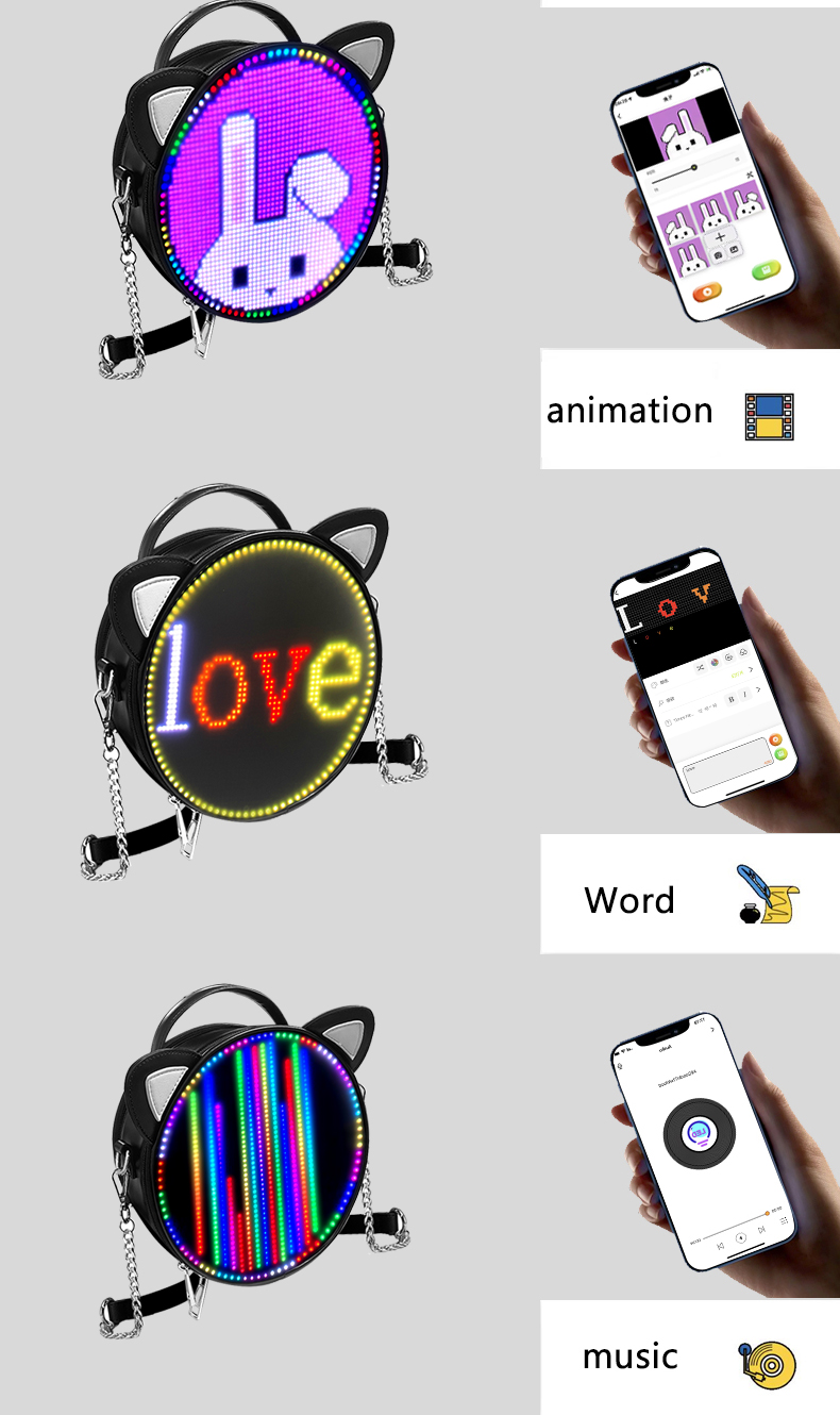 Manufacturer women’s tote bags messenger bags women handbags ladies Customized Fashion Shoulder Clear Women Crossbody Bags（images 4）