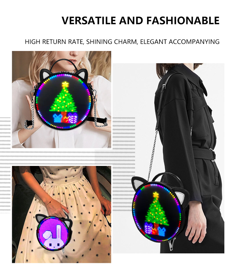 Manufacturer women’s tote bags messenger bags women handbags ladies Customized Fashion Shoulder Clear Women Crossbody Bags（images 6）