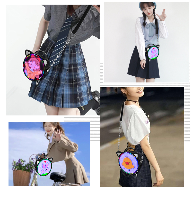 Manufacturer women’s tote bags messenger bags women handbags ladies Customized Fashion Shoulder Clear Women Crossbody Bags（images 7）