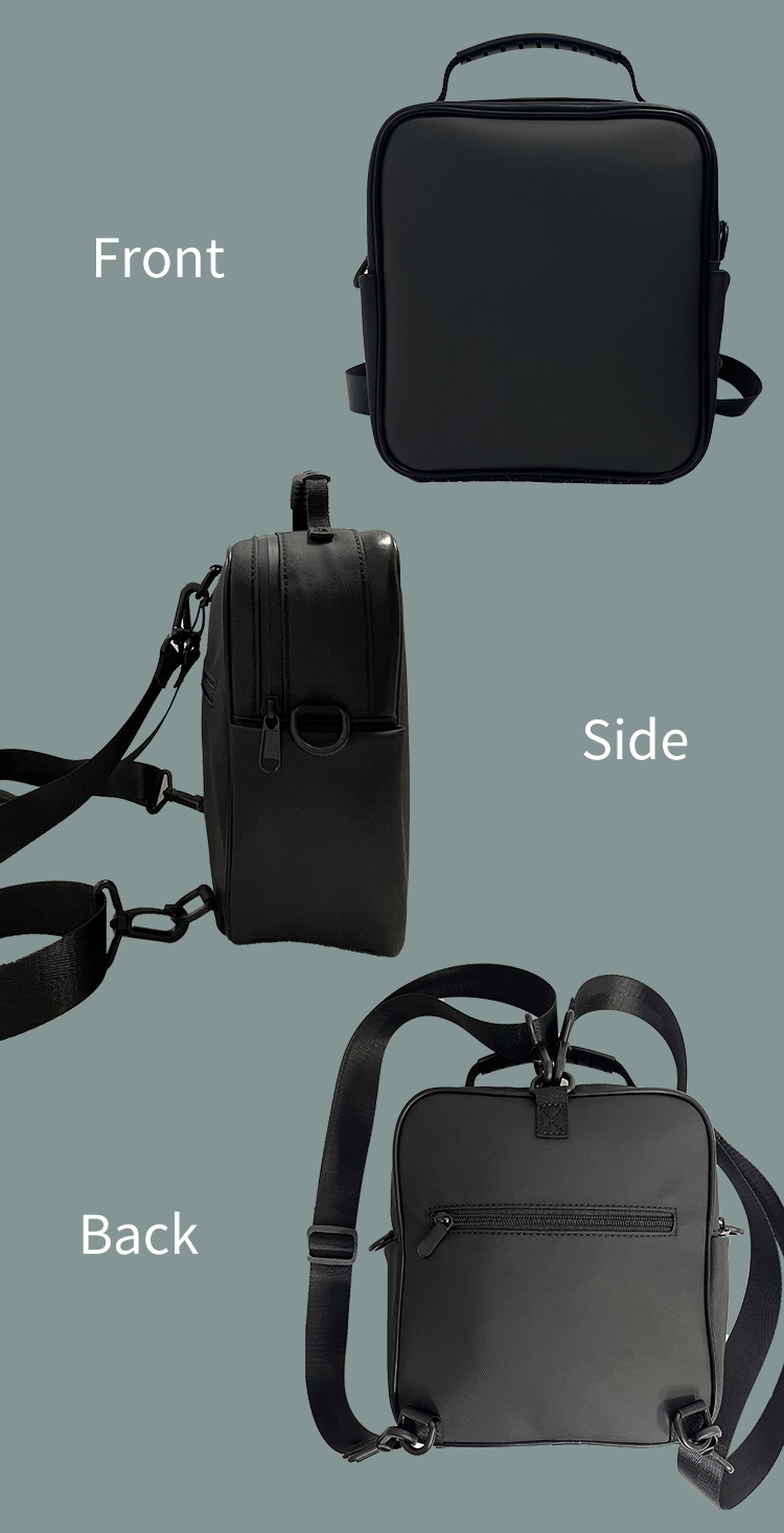 New Design Advertising LED Display Backpack APP Control LED Screen Dynamic Sling Bag With LED Display Funny Bag For Men Women（images 10）