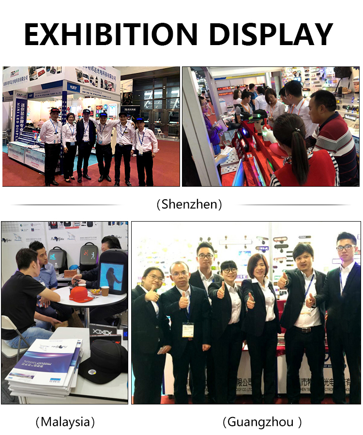 LED Crossbody Bag Full Color Screen And Programmable DIY Outdoor Advertising Travel LED Sling Backpack Bag（images 11）