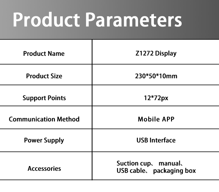 Custom USB mini programmable moving message advertising sign App Controlled Led Display Screen for taxi car（images 9）