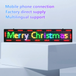 Outdoor LED Poster Shop Open Hours Advertising LED Sign Scrolling Message LED Board APP Programmable P10 Digital Display Screen