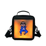 New Design Advertising LED Display Backpack APP Control LED Screen Dynamic Sling Bag With LED Display Funny Bag For Men Women