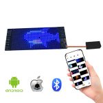 Flexible LED Display Sign Light Up Scrolling Messages Programmable Soft LED Bag T-shirts Shoes Screen