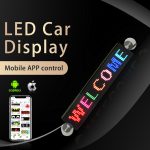 Custom USB mini programmable moving message advertising sign App Controlled Led Display Screen for taxi car