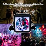 New Design Advertising LED Display Backpack APP Control LED Screen Dynamic Sling Bag With LED Display Funny Bag For Men Women