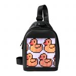 LED Crossbody Bag Full Color Screen And Programmable DIY Outdoor Advertising Travel LED Sling Backpack Bag