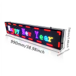 Outdoor LED Poster Shop Open Hours Advertising LED Sign Scrolling Message LED Board APP Programmable P10 Digital Display Screen