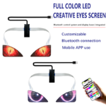 Winking Eyes LED Panel Display LED Angel Eyes Blinking Screen APP Programmable LED Eye Display for Car Backpack LED Screen