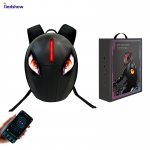 APP control Eyes Knight Bag Laptop backpack Motorcycle Riding Bag Led Display Backpack Waterproof Hard Shell DIY LED Backpack