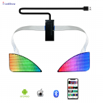 Winking Eyes LED Panel Display LED Angel Eyes Blinking Screen APP Programmable LED Eye Display for Car Backpack LED Screen
