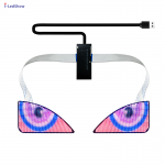 Winking Eyes LED Panel Display LED Angel Eyes Blinking Screen APP Programmable LED Eye Display for Car Backpack LED Screen