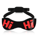 LED Glasses Light Up Dynamic Party Favor Glasses Festival Christmas USB Rechargeable LED Rave Glowing Flashing Glasses