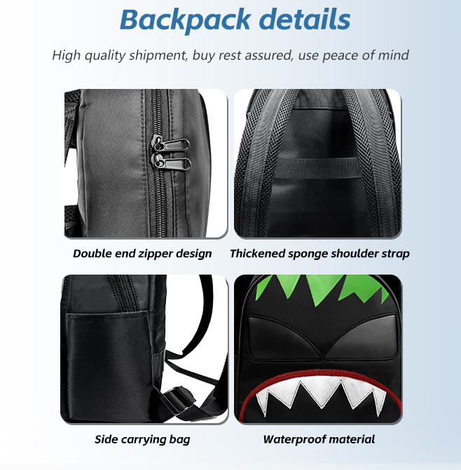 Factory Supplier Travel Bag LED Eye Backpack High Quality Cartoon Waterproof Travel Mini Small Girls Backpack School Bags（images 4）