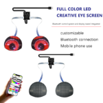 Blinking Eyes LED Display Panel Eagle Eyes Winking Screen APP Programmable LED Eye Display Sign for Car Backpack LED Screen