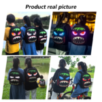 Factory Supplier Travel Bag LED Eye Backpack High Quality Cartoon Waterproof Travel Mini Small Girls Backpack School Bags